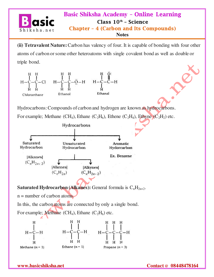 CBSE Class 10 Chapter 4 NCERT Science Notes