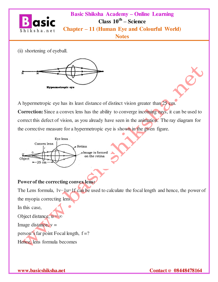CBSE Class 10 Chapter 11 NCERT Science Notes