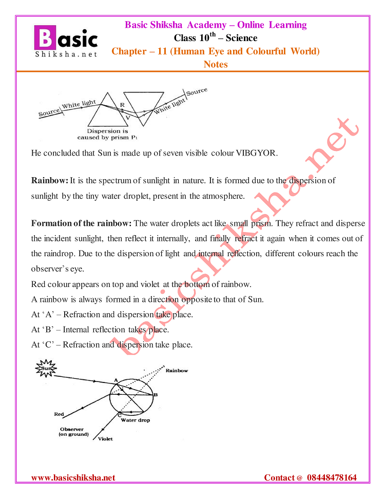 CBSE Class 10 Chapter 11 NCERT Science Notes