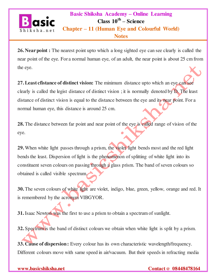 CBSE Class 10 Chapter 11 NCERT Science Notes