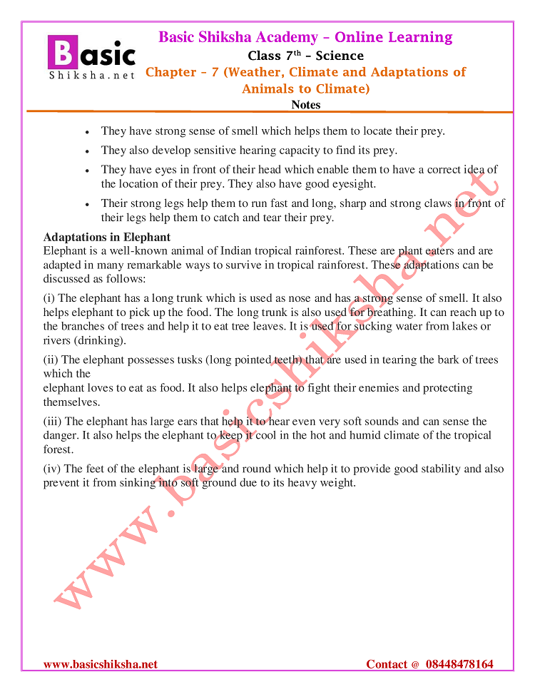 CBSE Class 7 Chapter 7 NCERT Notes